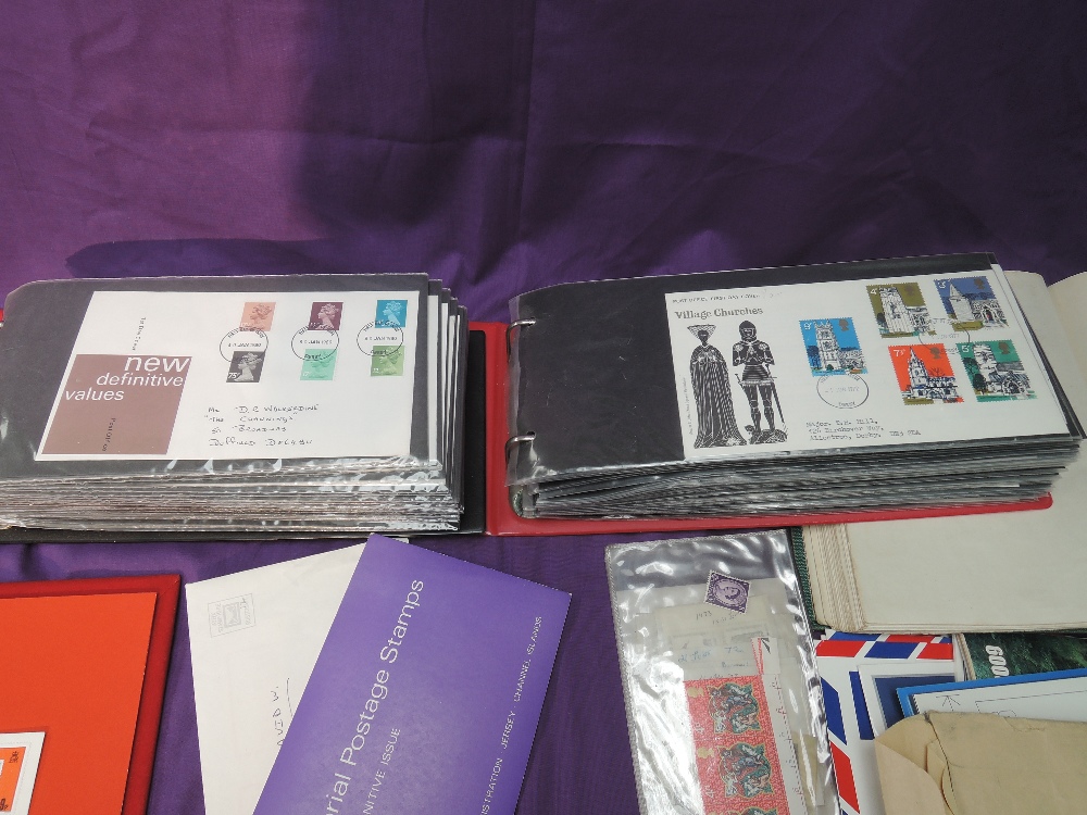 A box of GB First Day Covers and Stamps, World album, British Airways Stamp Packs etc - Image 2 of 2