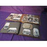 A 1930's photograph and ephemera album relating to a high society family, some photographs bearing