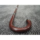 A traditional walking stick having HM silver ferrule and tip