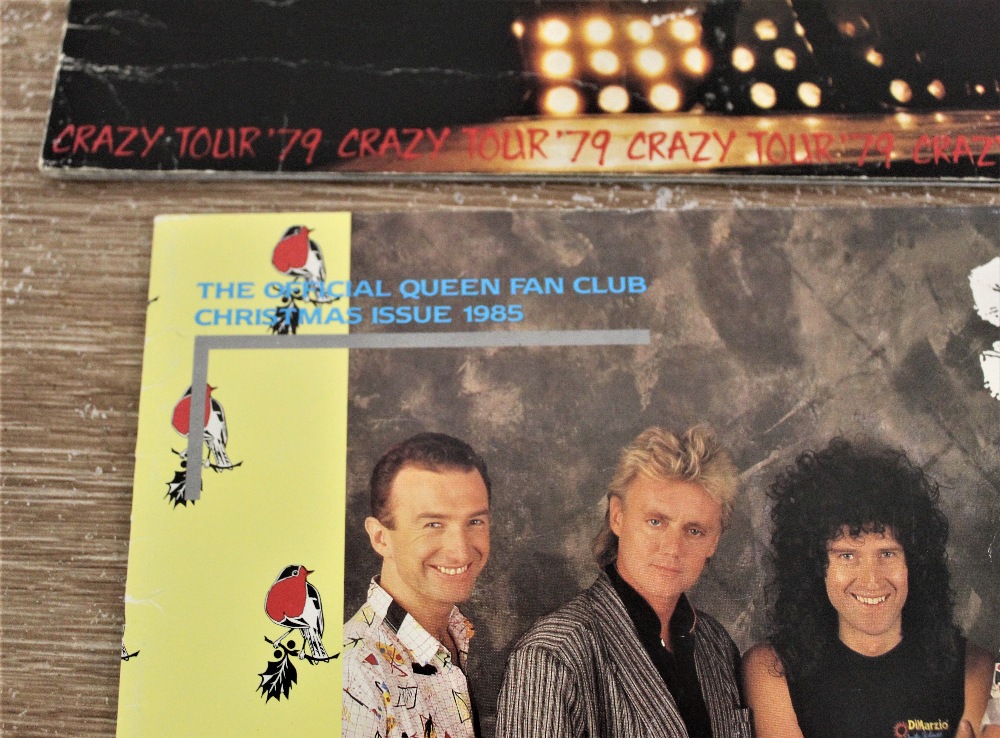 A 1985 Christmas fan club magazine and a 1979 crazy tour programme. - Image 2 of 3