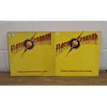 Flash Gordon vinyl record, two copies.