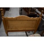 A solid pine headboard, double size