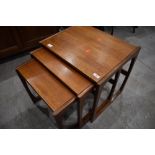 A vintage teak G plan nest of table