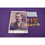 A group of five miniature medals to LT Col Woodward, OBE, 39-45 Star, Burmah Star, Defence Medal,