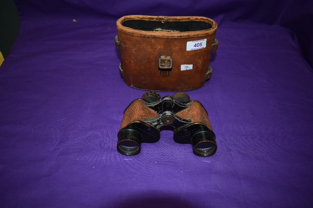 A pair of Bausch & Lomb Optical Co USA US Army Signal Corps Binoculars, serial no EE26726, with