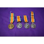 A pair of WW1 Medals, War Medal and Victory Medals, both named ENG. Commr.C.H. Silverlock. R.N.R.