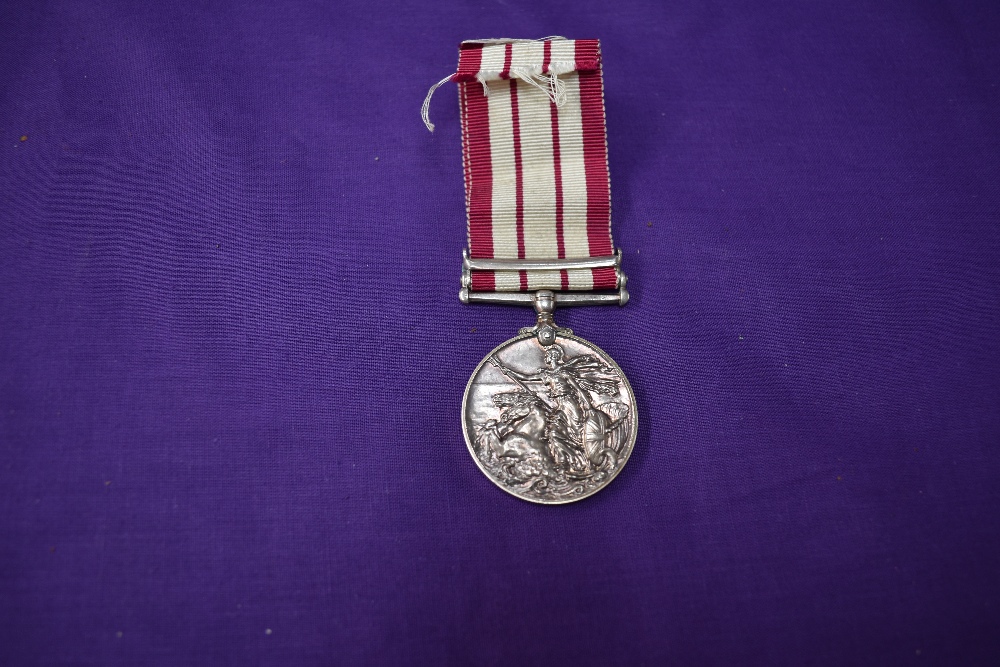 A Naval General Service Medal, unnamed, with Minesweeping 1945-51 bar - Image 2 of 2