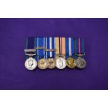A collection of six Miniature Medals, General Service Medal 1962-2007 Northern Ireland Clasp, Nato