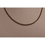 A 9ct gold belcher chain, approx 24' & 4.5g