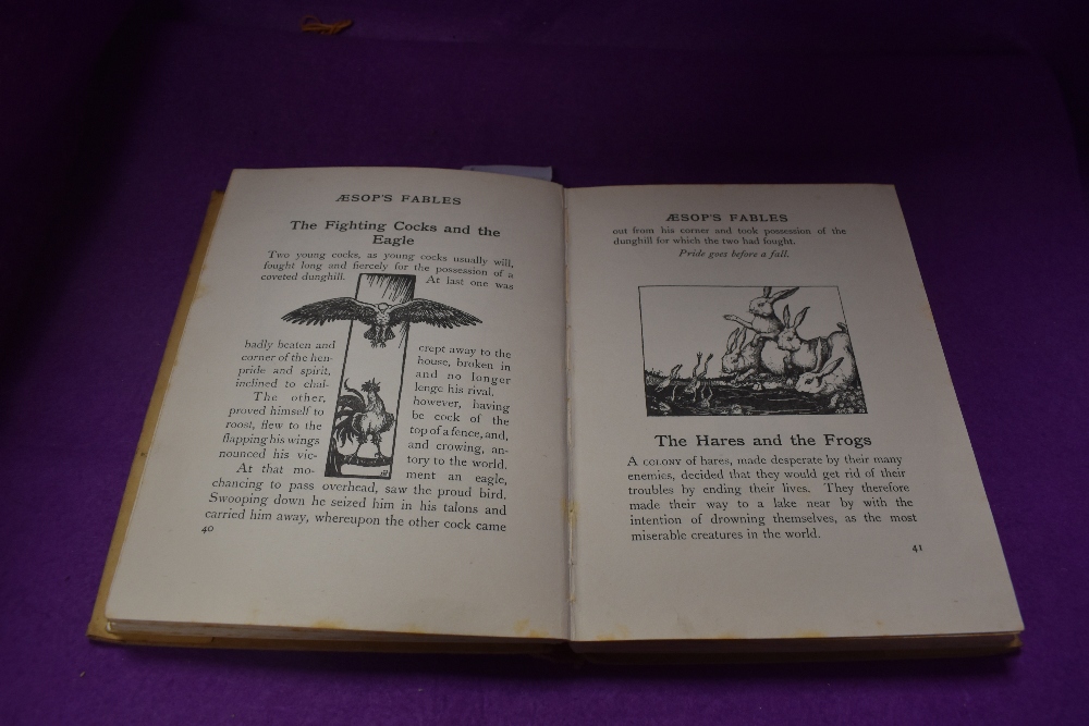 Children's. Aesop's Fables. Illustrated by Nora Fry. London: George G. Harrap & Co. 1927. With 8 - Image 2 of 2