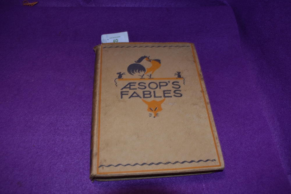 Children's. Aesop's Fables. Illustrated by Nora Fry. London: George G. Harrap & Co. 1927. With 8