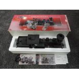 A Bachmann Spectrum G Scale Two Truck Shay 36 Ton Loco & Tender, painted, unlettered,