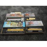 Four Athearn HO Scale Union Pacific and Amtrak Locomotives, all boxed