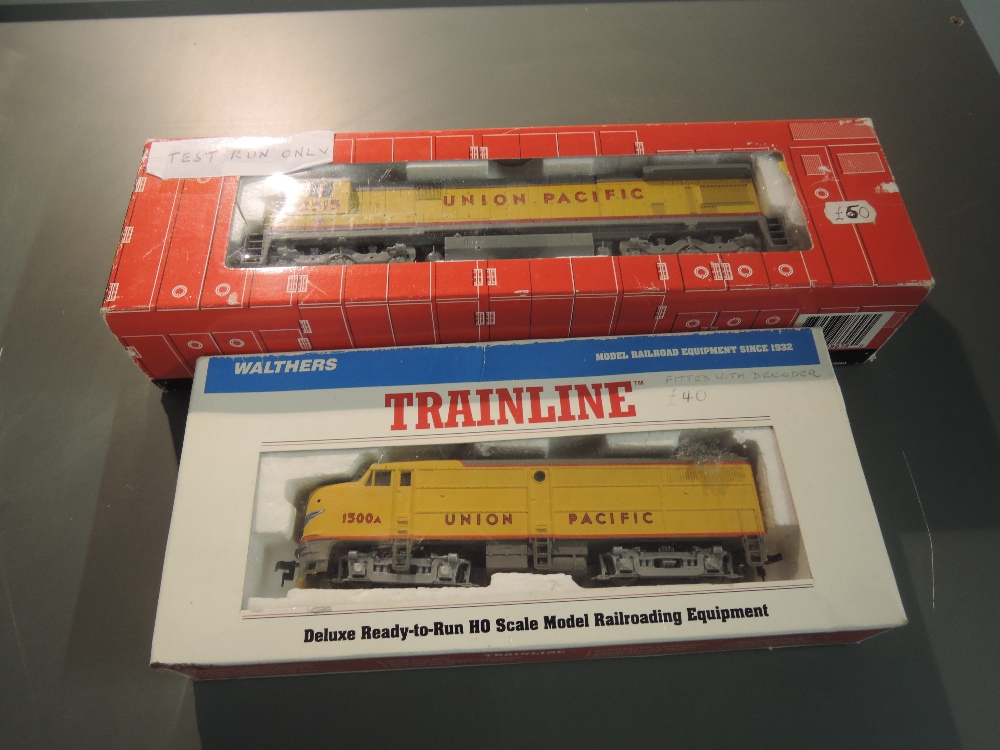 Two HO Scale Union Pacific Locomotives, Atlas & Walthers, both boxed