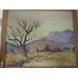An oil painting, P Boch, Lakeland landscape, signed , 45 x 54cm, framed