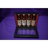 A Signatory Vintage Scotch Whisky Four Miniature Bottle set, Vintage 1974 Caol Ila bottled 93,