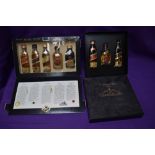 A Johnnie Walker Special Collection 5 miniatures set Celebrating 500 years of Scotch Whisky