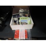 An assortment of Viewmaster slides and similar including Isle of Man,moon landing and Devon