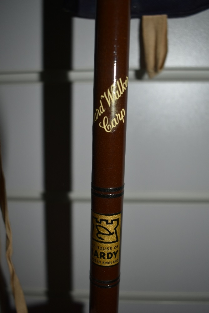 A Hardy Richard Walker 10st carp rod in Hardy sleeve.