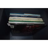 A good selection of easy listening and classical lP records including Simon and Garfunkel.