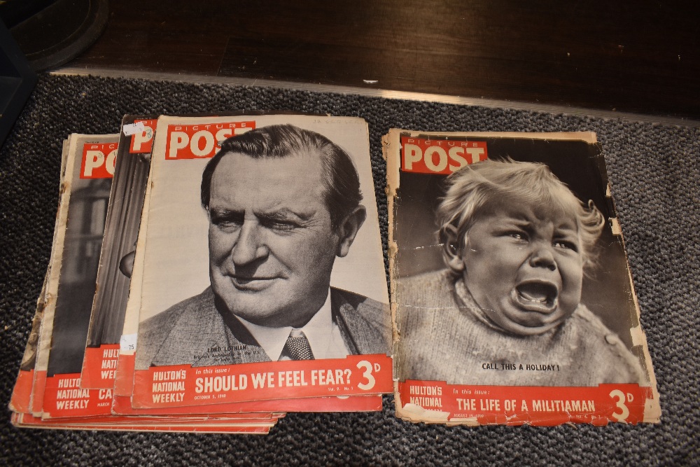 Fifteen copies of Picture post magazine,earliest dated August 19th 1939.