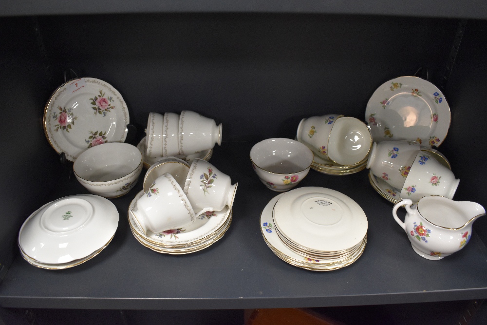 A mixed selection of china including Royal Standard,Empire Porcelain and Royal Vale, includes cups