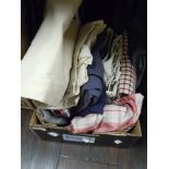 A selection of mens good quality clothing,including Lee Cooper,Rip curl, Levi,The North face and