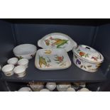 A collection of Royal Worcester Evesham serving bowls, ramekins and a tureen.