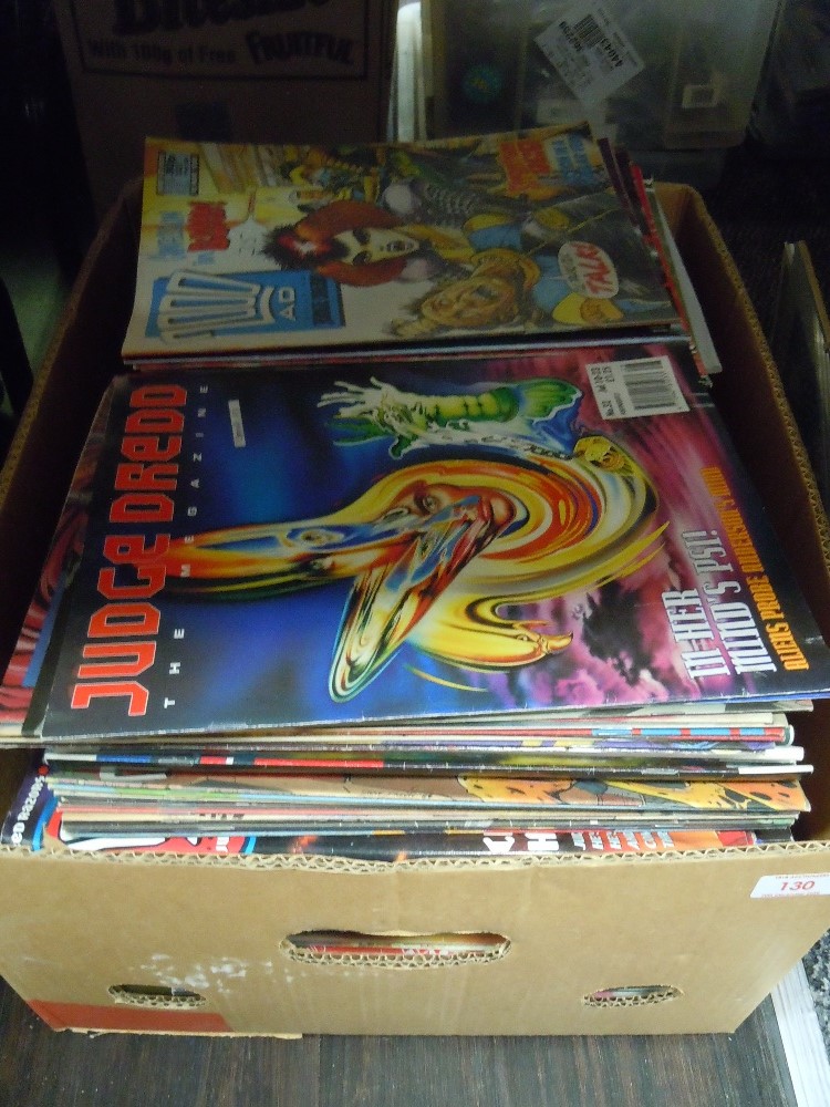 A large selection of 1990's comic books by 2000AD including Judge Dredd