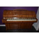 A mid 20th Century walnut cased Eavestaff Pianette mini piano