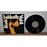 A UK Press of Black Sabbath VOL 4 on Vertigo - first press - would benefit from a pro clean - VG+