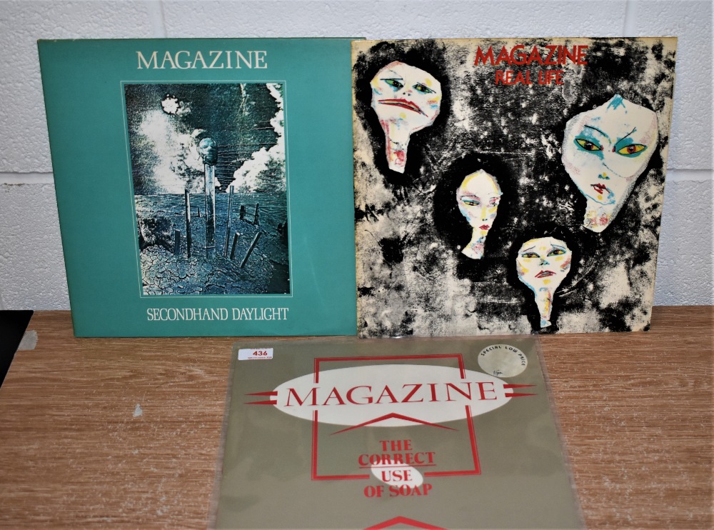 A lot of three albums by the great post punk band Magazine