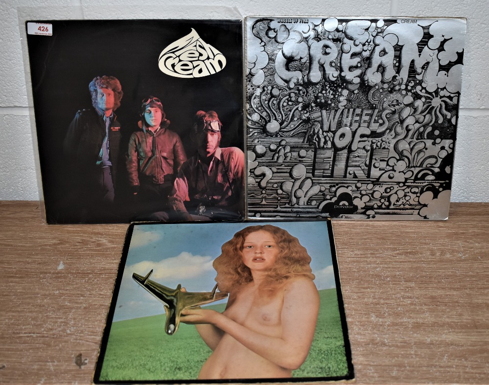 A lot of two Cream albums and one Blind Faith album