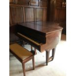 A vintage Steck Grand Piano (converted from pianola , the workings having been removed) in