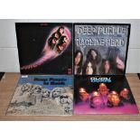 A lot of four early press UK Deep Purple pressings