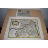 Maps. Antiquarian. Northern Counties. Titled - Northumbria, Cumberlandia, et Dunelmensis