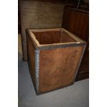 A vintage tea chest