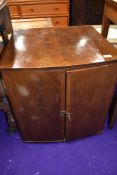 A vintage walnut TV cabinet (now empty and can be used as cupboard)