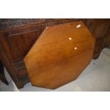 A Victorian mahogany octagonal table top