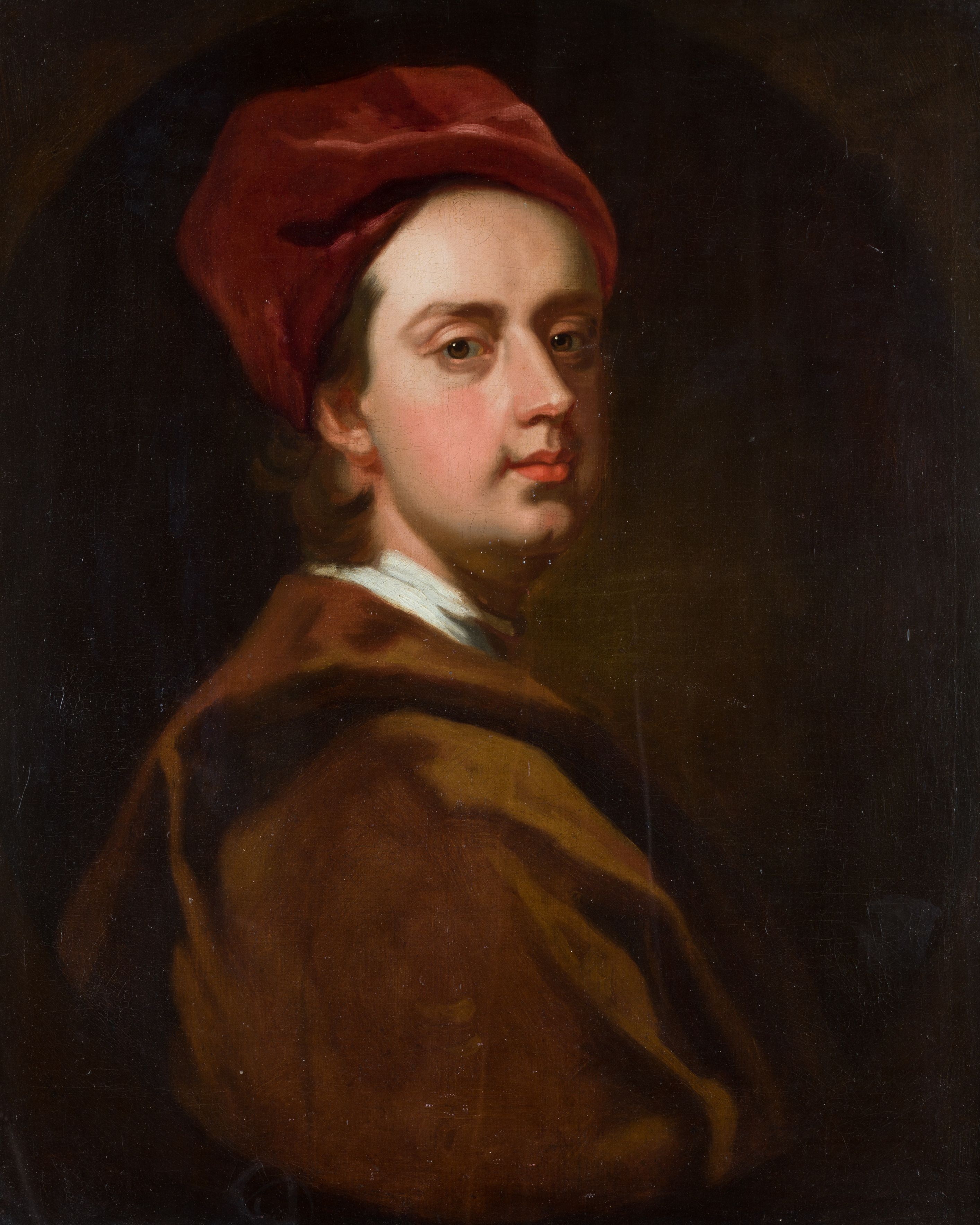 ATTRIBUTED TO ENOCH SEEMAN (1694-1744) PORTRAIT OF THE POET JOHN GAY (1685-1732) oil on canvas 73.0