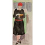 • EMMANUEL-CHARLES-LOUIS BÉNÉZIT (1887-1975) METRO signed & dated l.r., titled l.l. watercolour 29.7