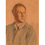 □ FRANCIS DODD, R.A., N.E.A.C., R.P., R.W.S. (1874-1949) PORTRAIT OF CHARLES HASLEWOOD SHANNON, R.A.
