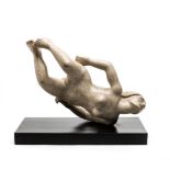 • DAVID THOMPSON (born 1939) DIVER limestone Length: 40.5 cm / 16 in (excluding base) Provenance: