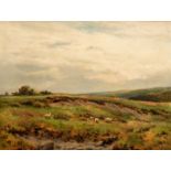 JOSEPH KNIGHT (1837-1909) A RURAL VIEW signed and dated l.r. 89/J. Knight oil on panel 26.5 x 35 c