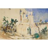 WILLIAM WALCOT, R.B.A., R.E. (1874-1943) CAPRI signed and inscribed l.r. W. Walcot / Capri watercolo