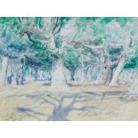 • ALICIA BOYLE, R.B.A. (1908-1997) A WOODLAND VIEW signed l.r. watercolour 36.0 x 49.0 cm / 14 x 19