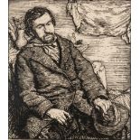 •VLADIMIR SILOVSKÝ (1891-1974) PORTRAIT OF THE ARTIST signed in pencil outside plate l.r. V Silovský