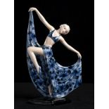 JOSEF LORENZL - GOLDSCHEIDER - VIENNA - BALLERINA - Earthenware shaped as slip [...]