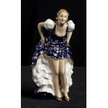 ROYAL DUX -CECOSLOVACCHIA - BALLERINA - Painted ceramic shaped as slip casting. [...]