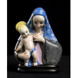 LENCI - MADONNA DEI BAMBINI, 1934 - Glazed Ceramic shaped as slip casting, [...]